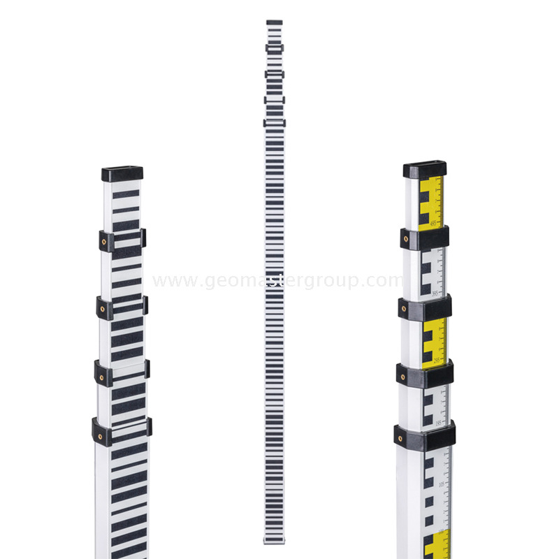 Телескопический персонал штрих -кода (5 м, 5 секунд)